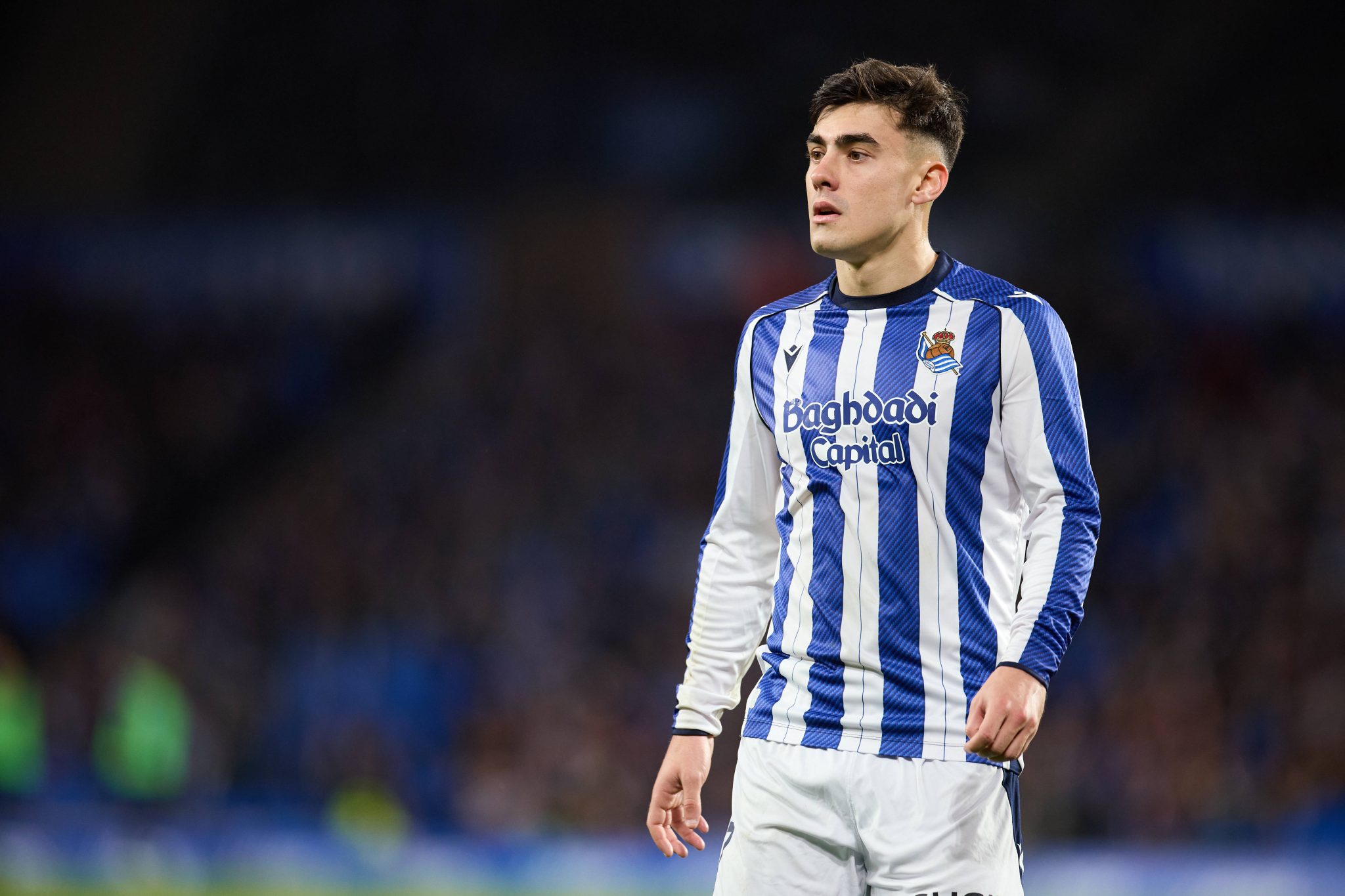 Ander Barrenetxea em a&ccedil;&atilde;o pela Real Sociedad