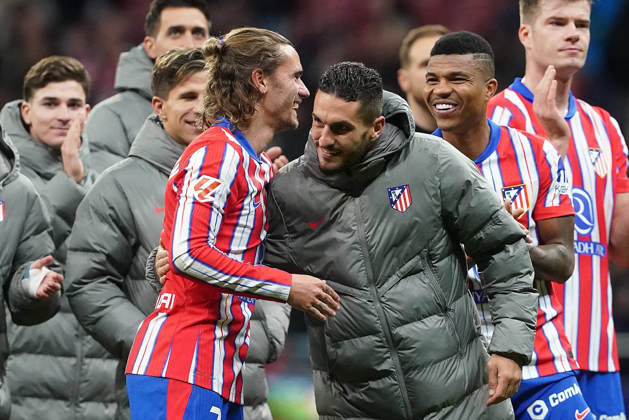 Griezmann e Koke pelo Atl&eacute;tico de Madrid (Foto: Imago)