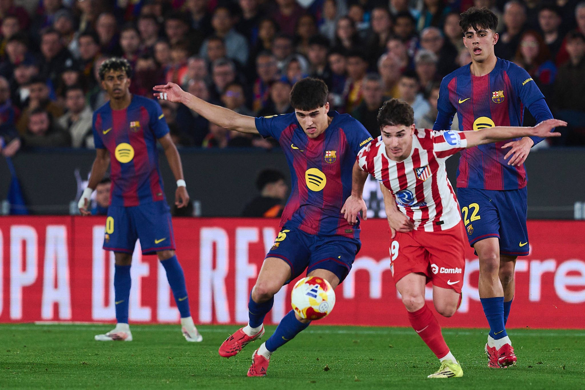 Atlético de Madrid e Barcelona pela Copa do Rei (Foto: IMAGO / Revierfoto)