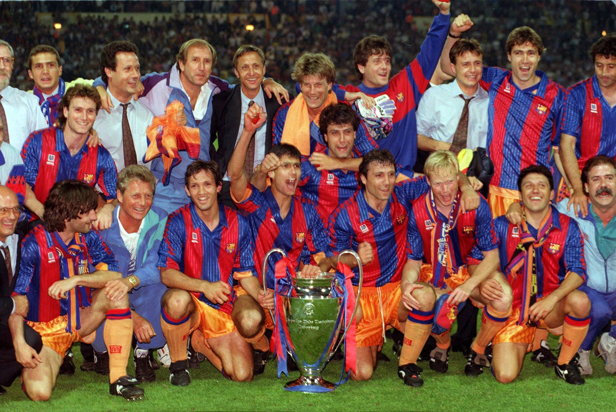 Barcelona comandado por Flick em 1992