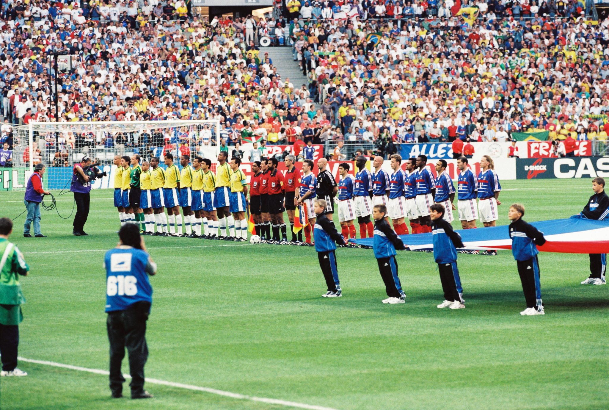 Brasil e Fran&ccedil;a na Copa do Mundo de 1998 (Foto: IMAGO / ABACAPRESS)