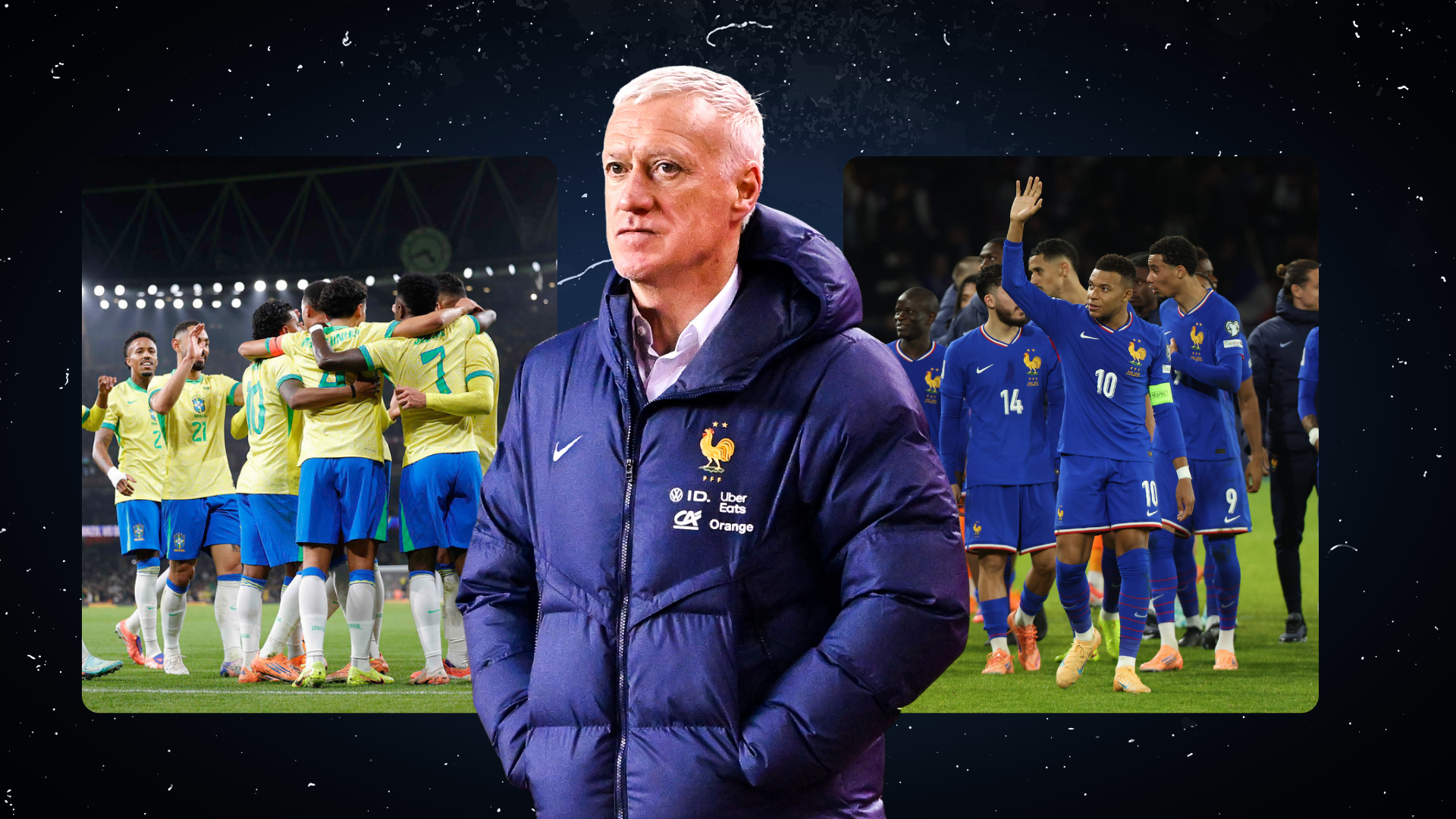 Brasil x Fran&ccedil;a: Como Deschamps lida com d&uacute;vidas que Ancelotti conhece bem