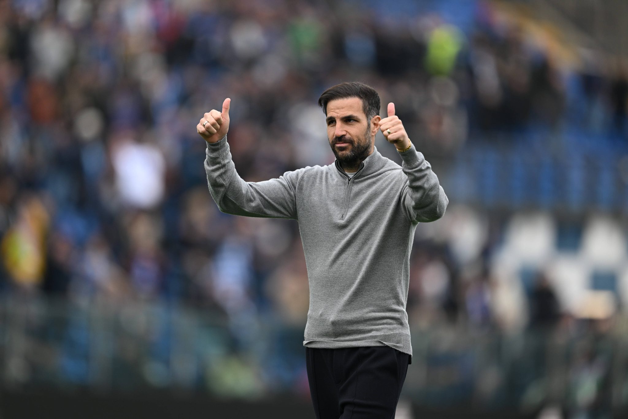 F&agrave;bregas ap&oacute;s vit&oacute;ria do Como