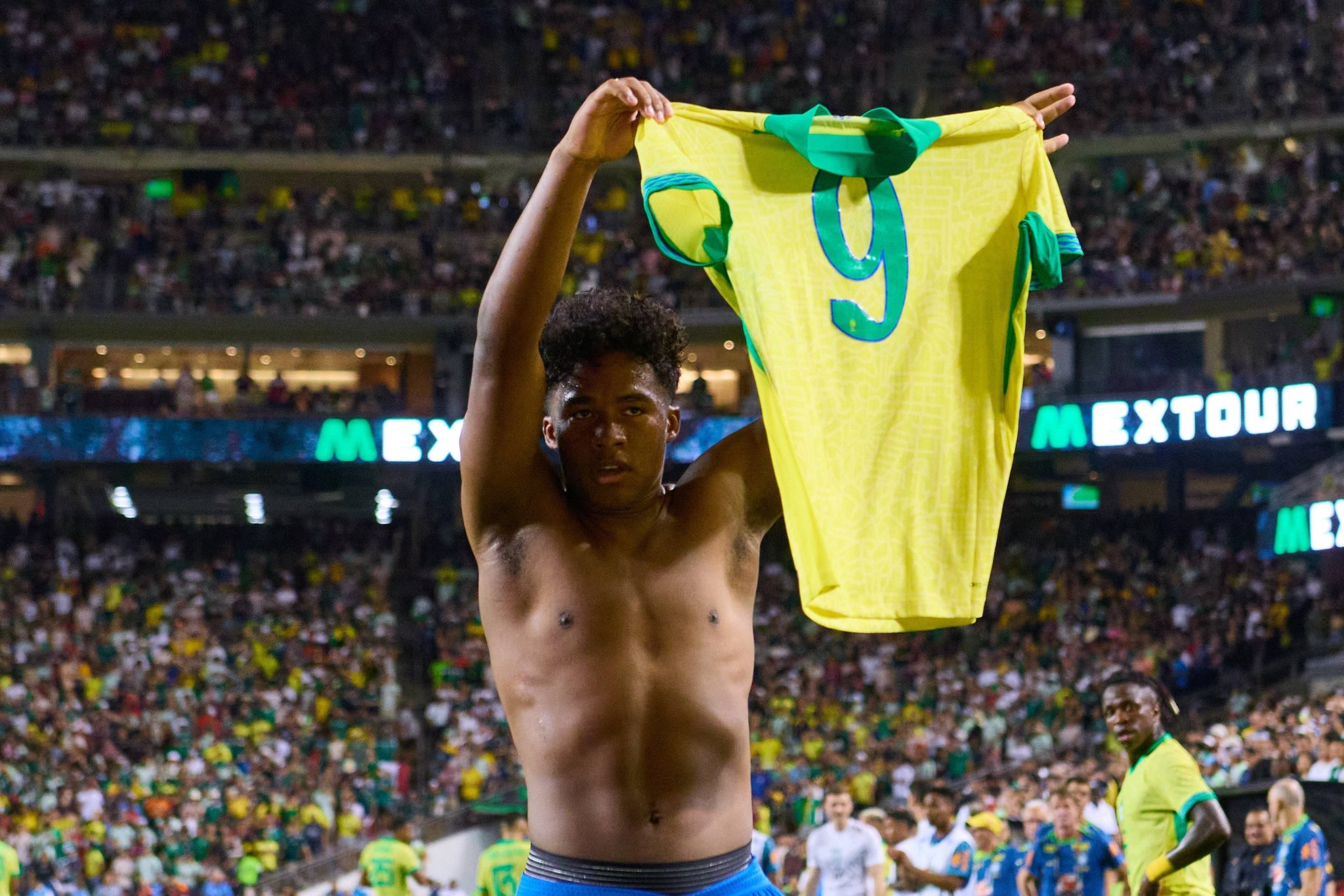 Endrick pela sele&ccedil;&atilde;o brasileira