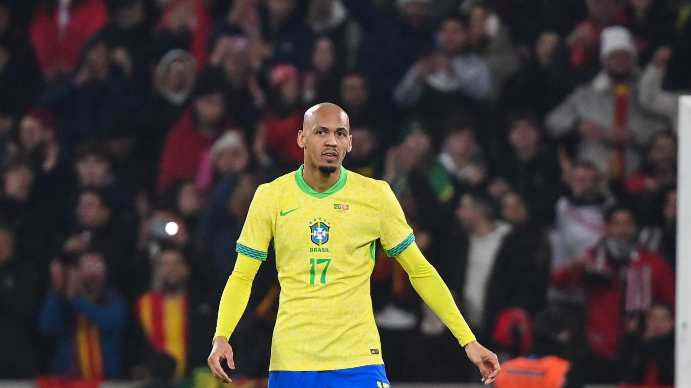 Fabinho em a&ccedil;&atilde;o pela sele&ccedil;&atilde;o brasileira