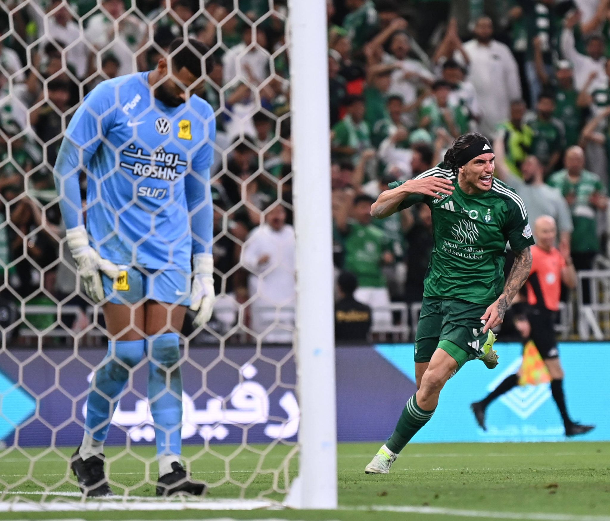 A match between Al-Ahli and Al-Ittihad as part of the Saudi Professional League at Al-Anma Stadium in King Abdullah Spor