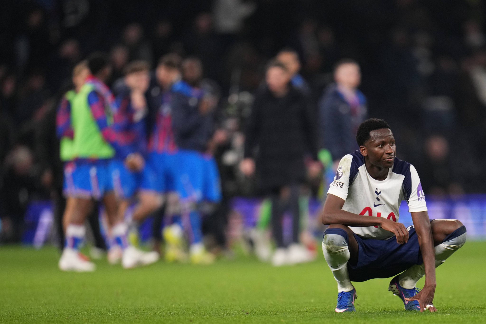Tottenham durante derrota para o Crystal Palace (Foto: IMAGO / NurPhoto)