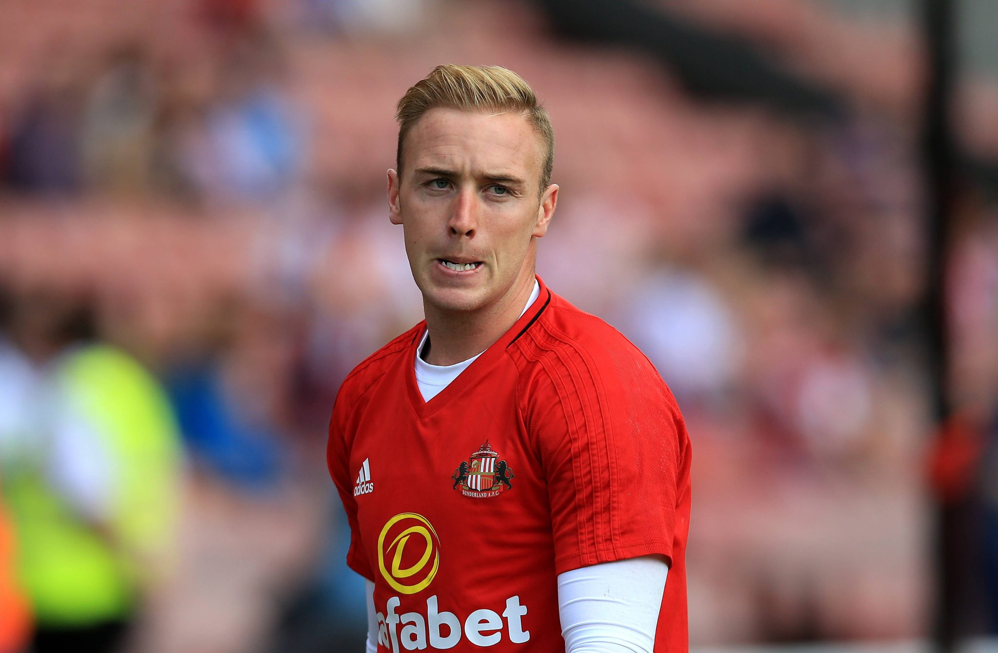 Steele com a camisa do Sunderland em 2017 (Foto: Imago/PA Images)