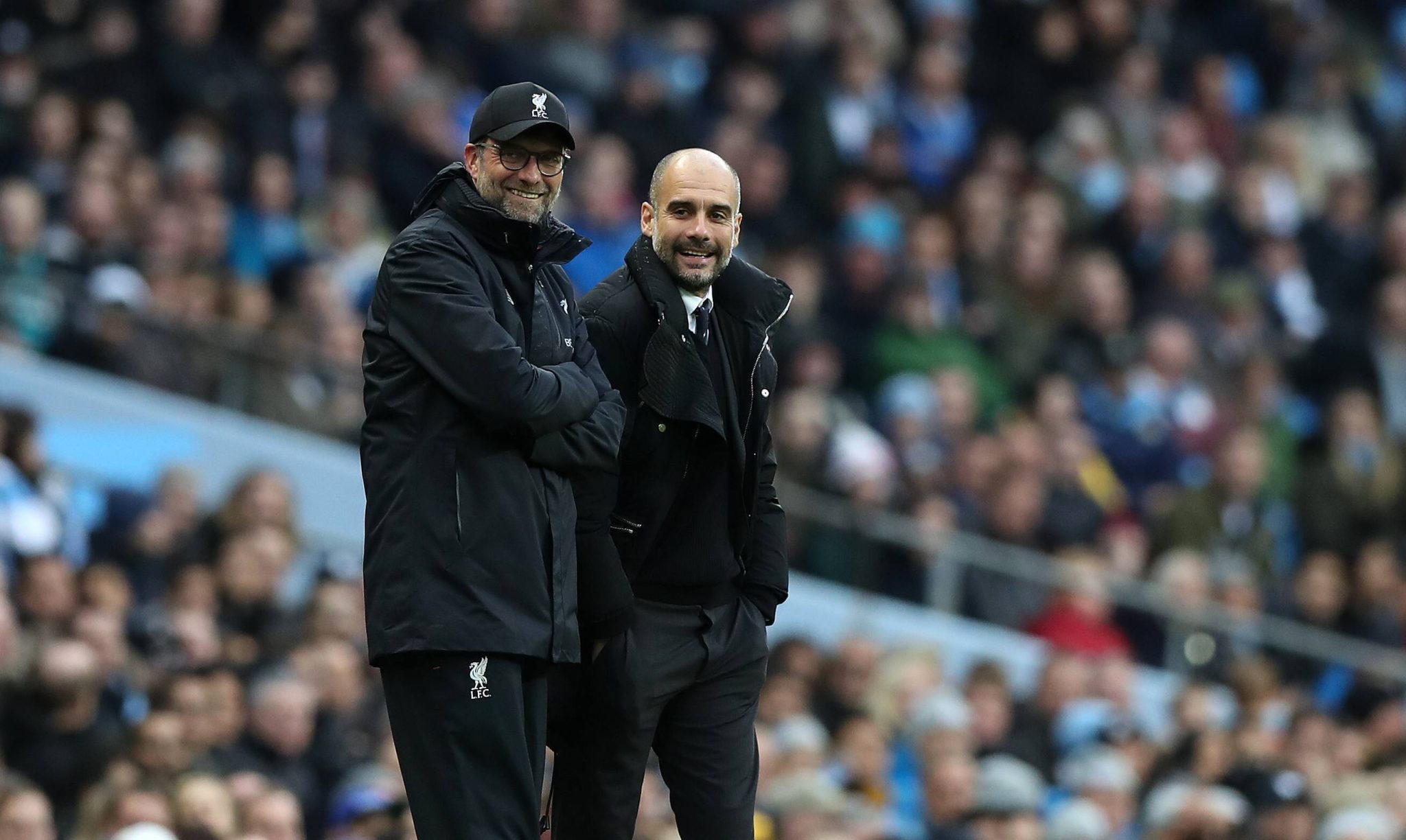 J&uuml;rgen Klopp e Pep Guardiola (Foto: Imago/Sportimage)