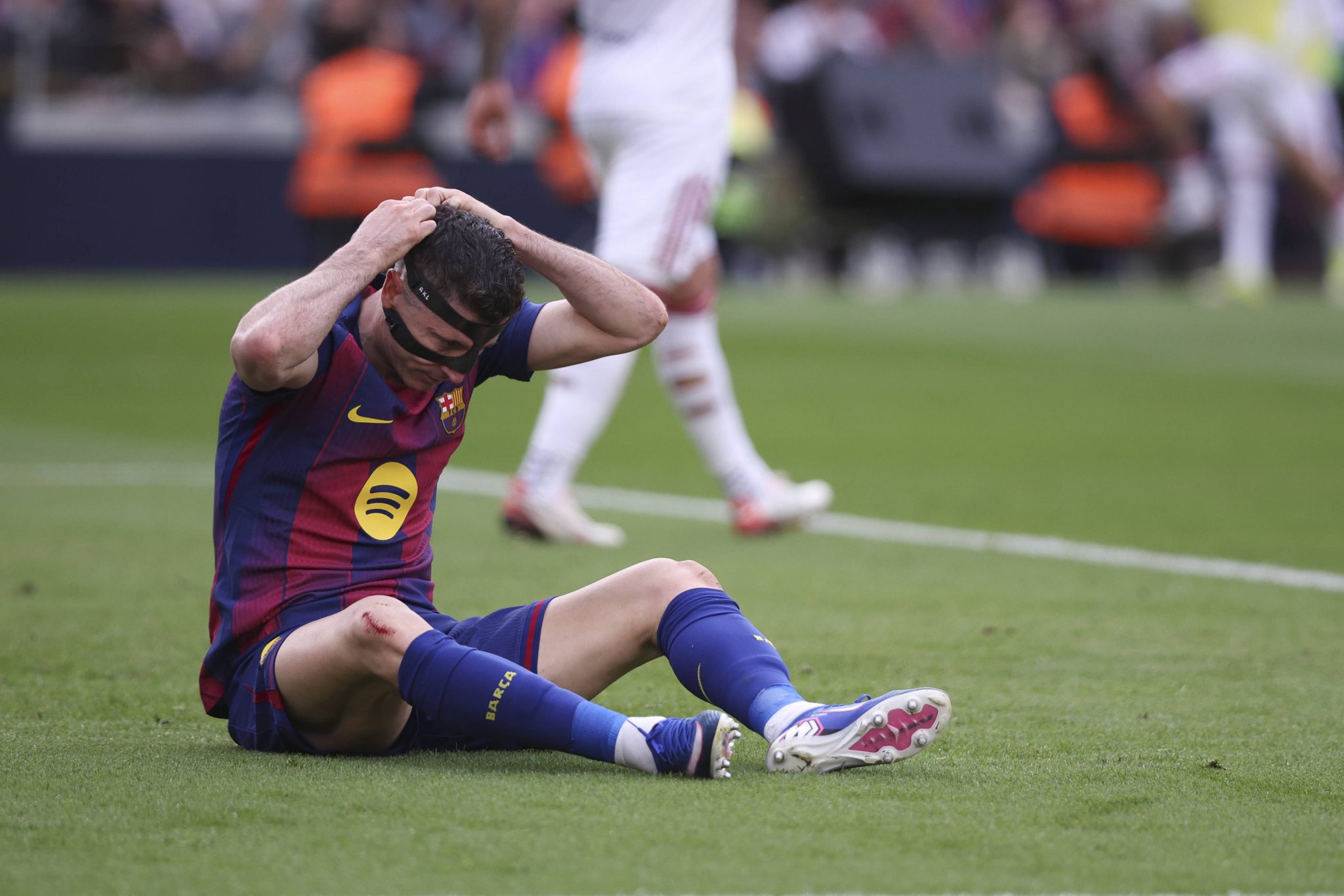 Lewandowski em a&ccedil;&atilde;o pelo Barcelona