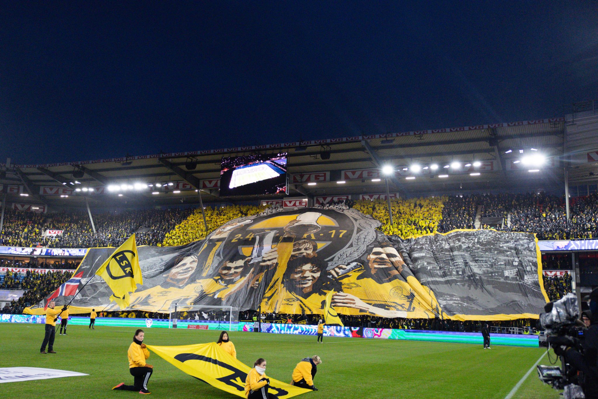 Torcida do Lillestrom (Foto: Imago/Sports Press Photo)
