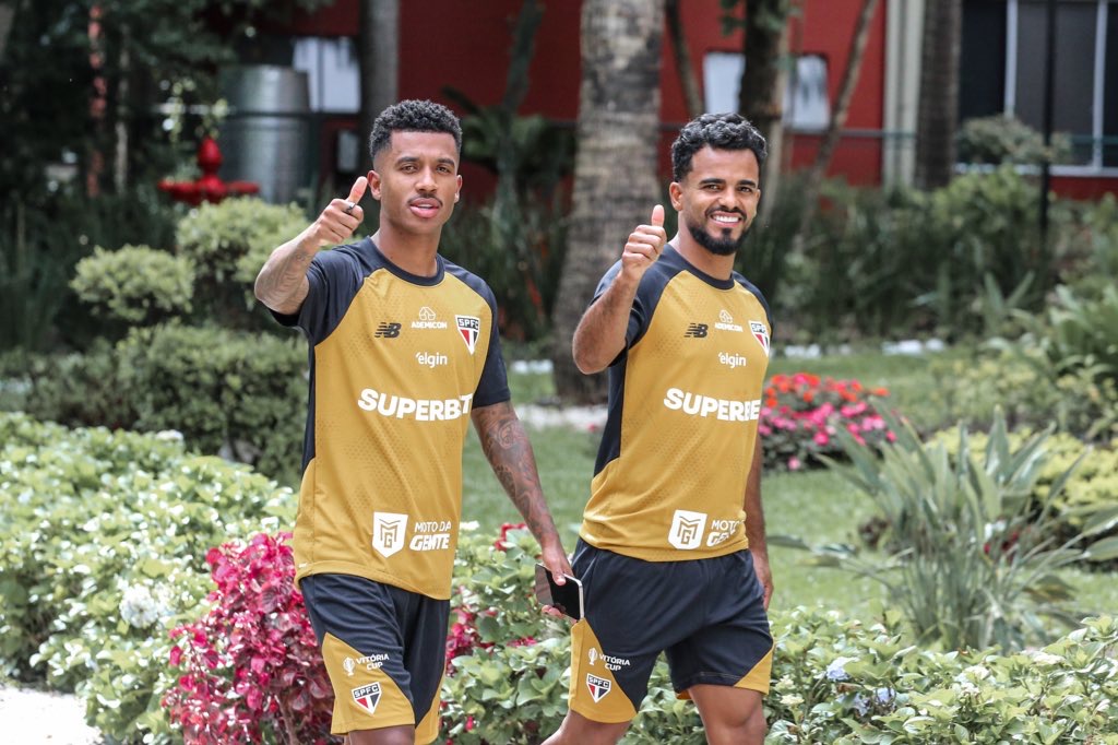Marcos Ant&ocirc;nio e Danielzinho, do S&atilde;o Paulo