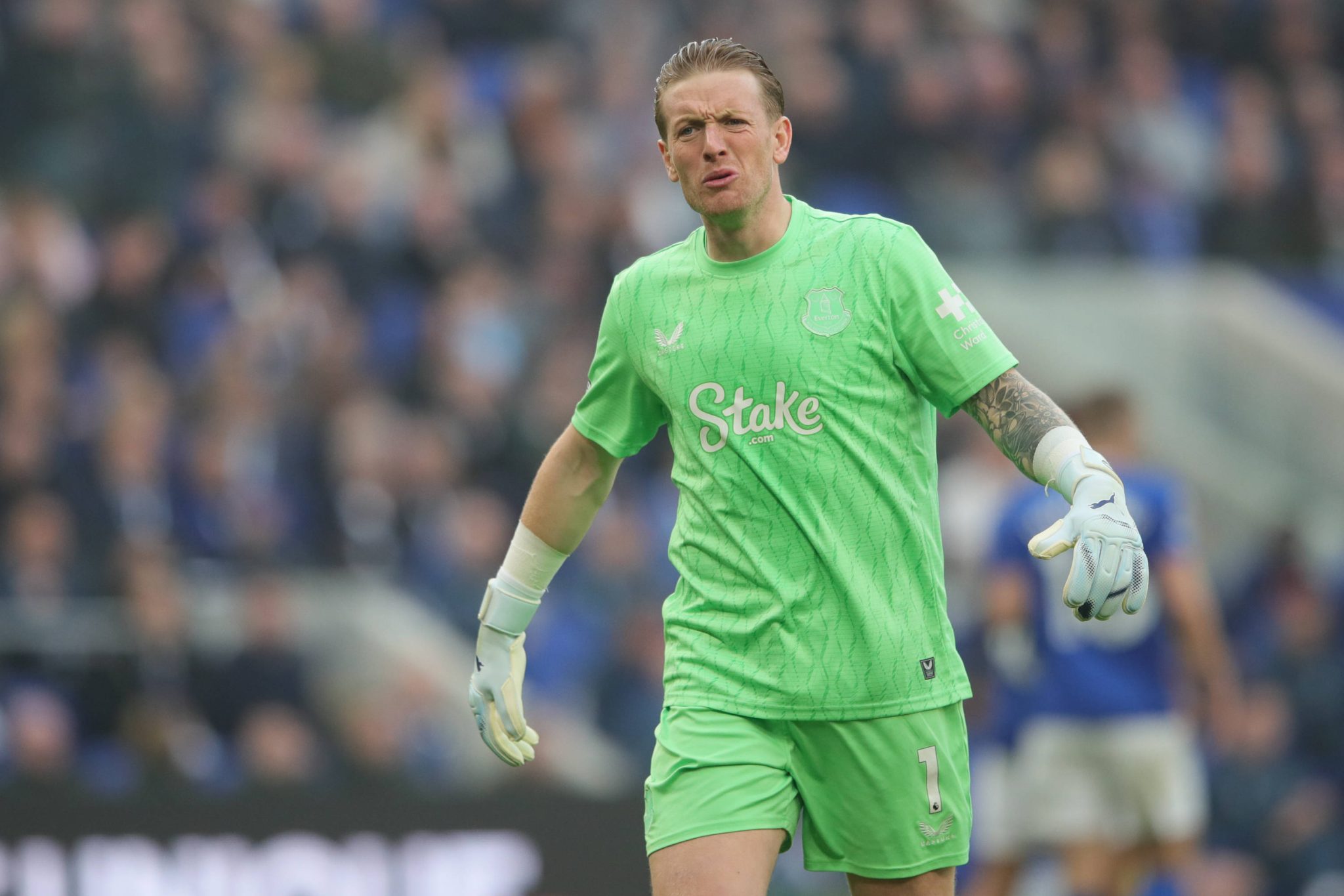 Pickford &eacute; &iacute;dolo do Everton