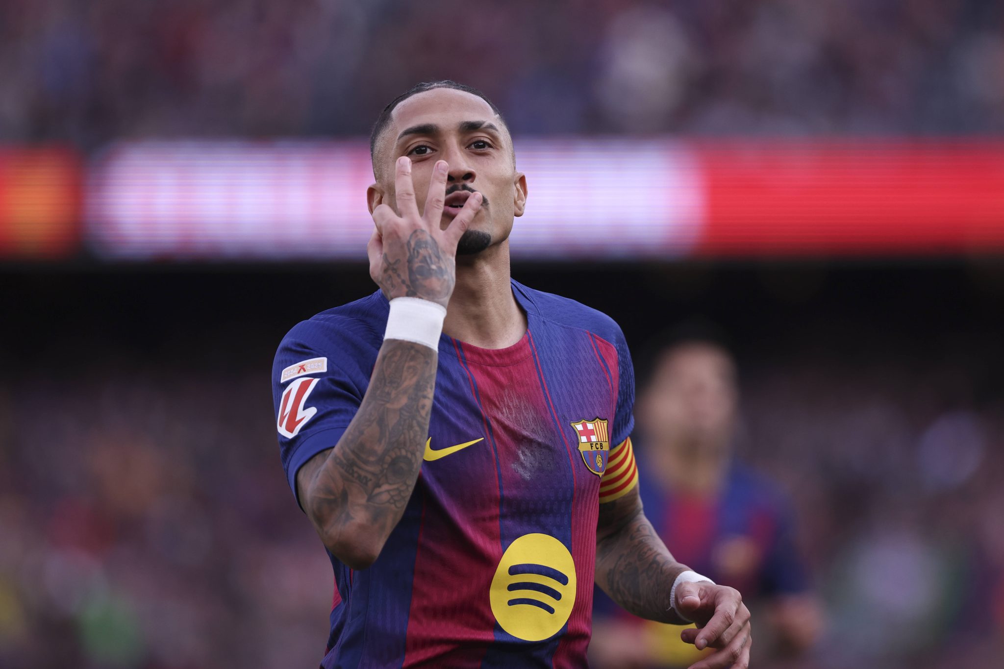 Raphinha pelo Barcelona