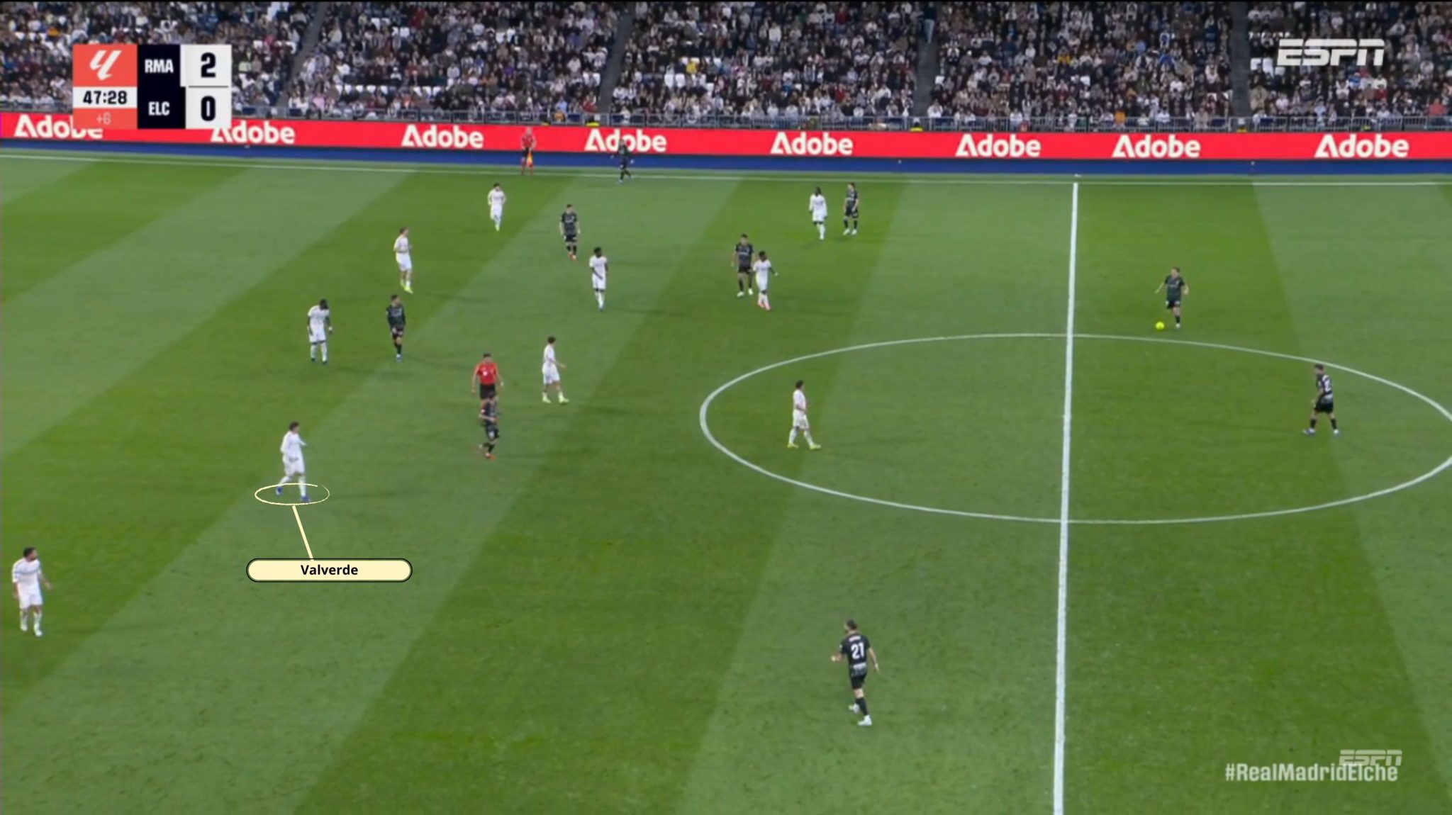 real madrid elche sem bola valverde