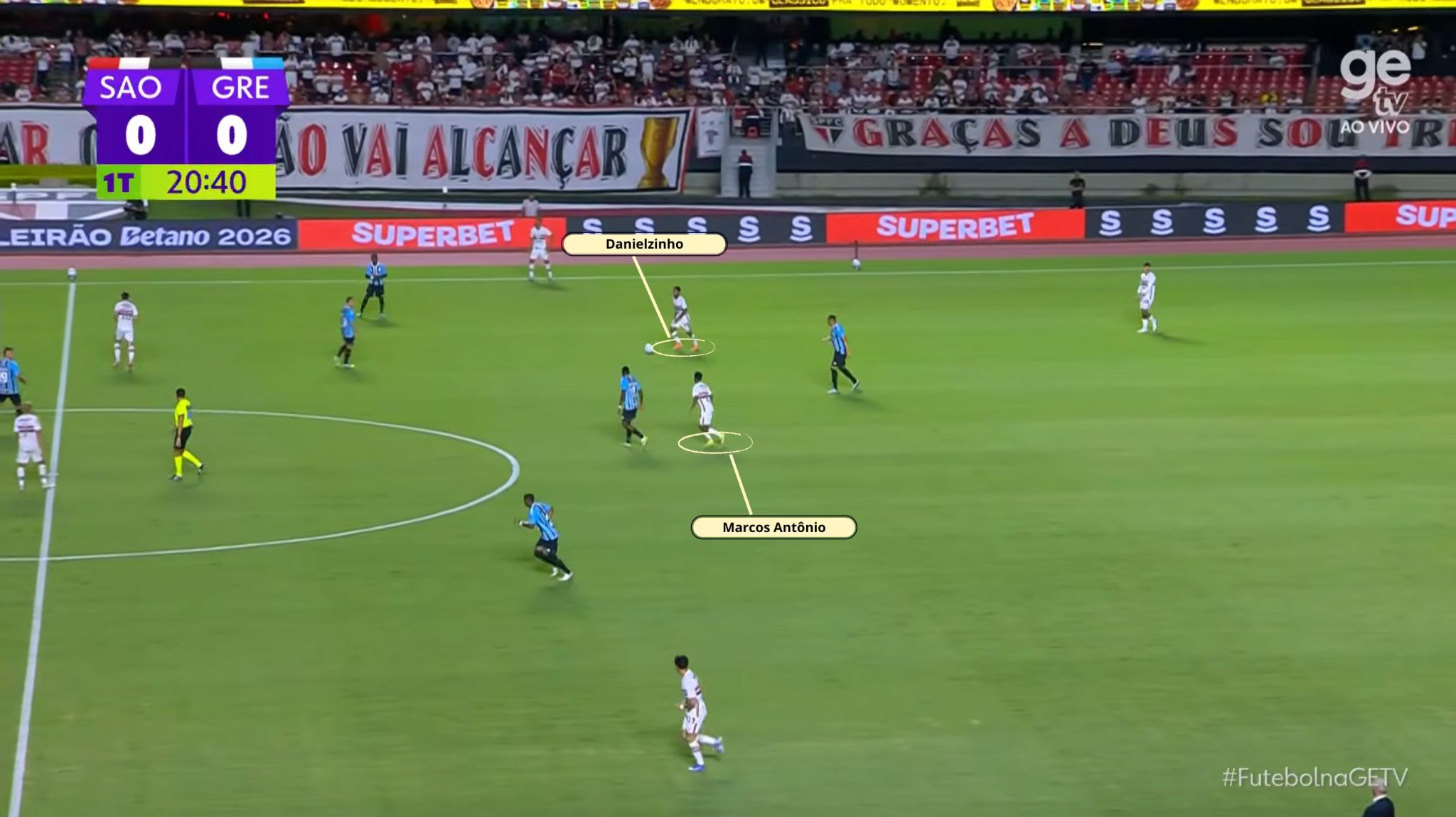 saida de bola s&atilde;o paulo danielzinho marcos antonio