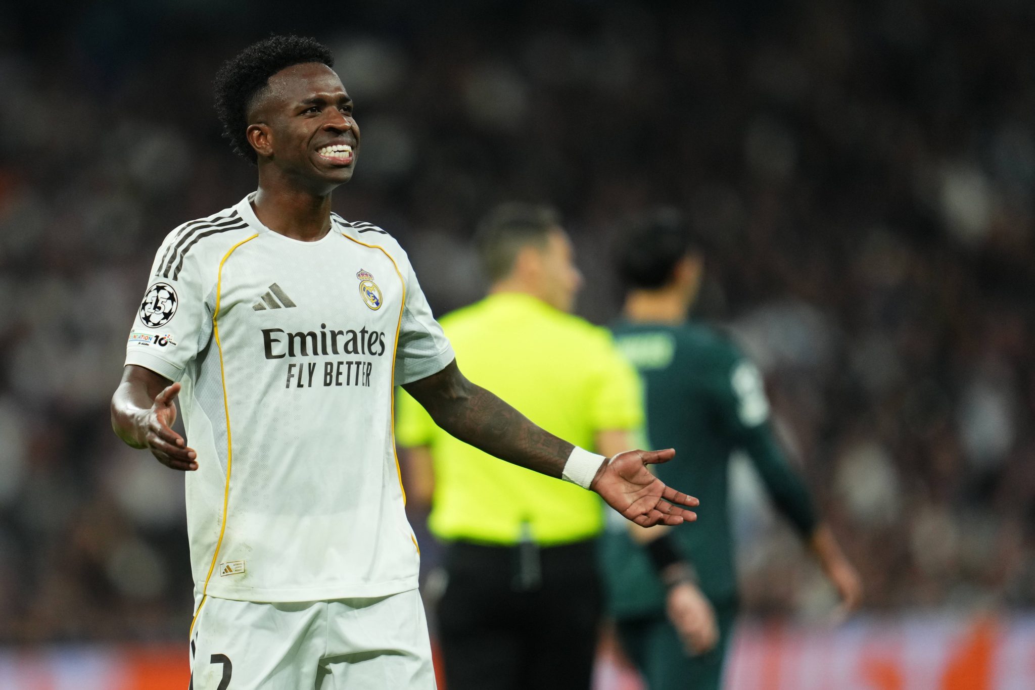 Vinicius Jr. est&aacute; entre os exaustos do Real Madrid (Foto: Imago/Pressinphoto)