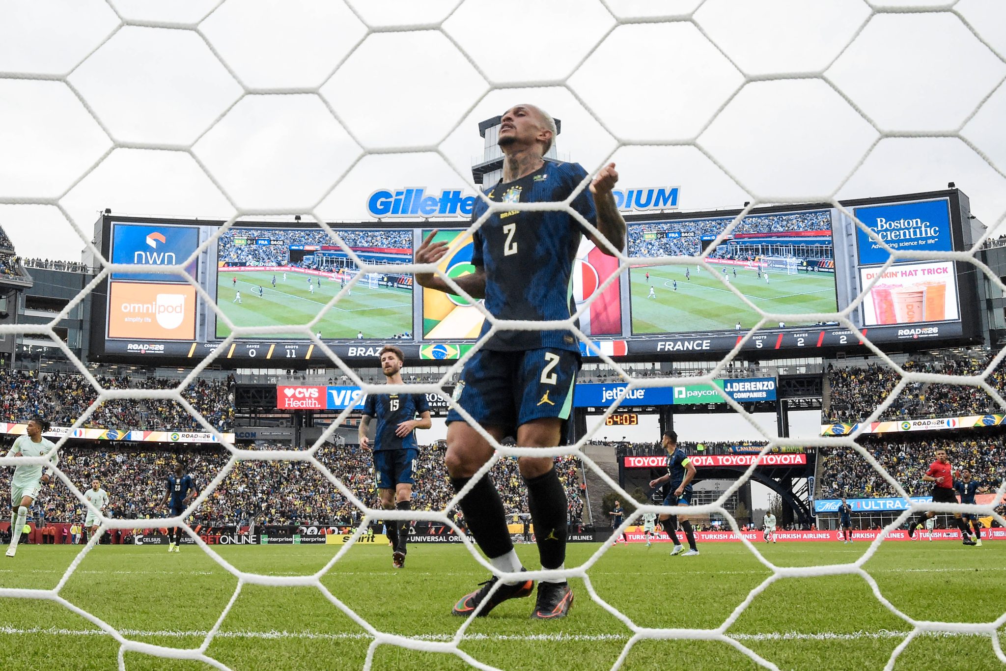 Wesley durante Brasil x Fran&ccedil;a (Foto: Imago/Sports Press Photo)