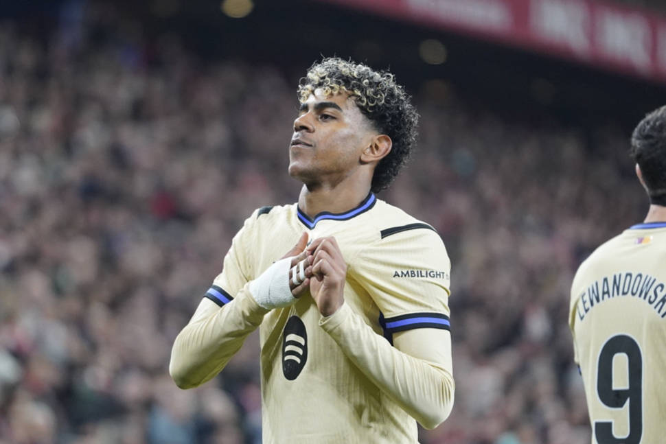 Pintura de Yamal salva Barcelona &lsquo;de ressaca&rsquo; e faz plano de Flick surtir efeito em vit&oacute;ria