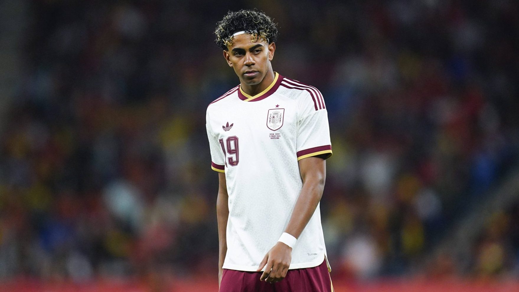 Yamal em a&ccedil;&atilde;o pela sele&ccedil;&atilde;o espanhola