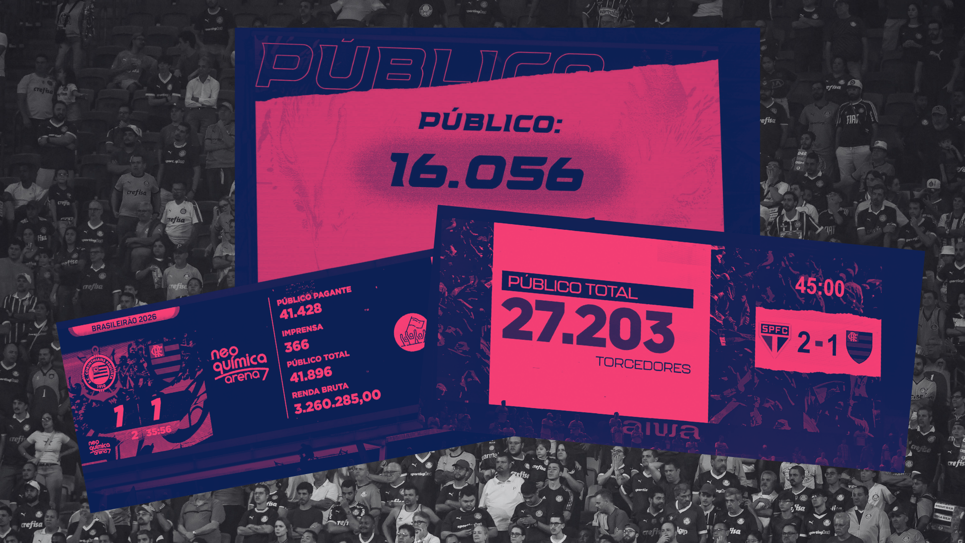 Menos público e ingressos mais caros: Brasileirão tem aumento no ticket médio no início de 2026
