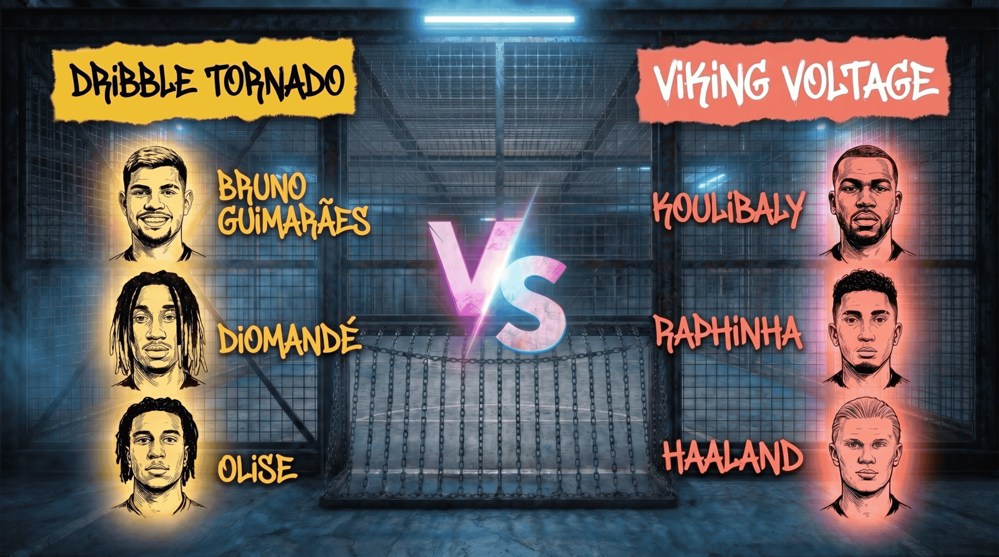 The Cage, Duelo de craques: Vote em Dribble Tornado x Viking Voltage