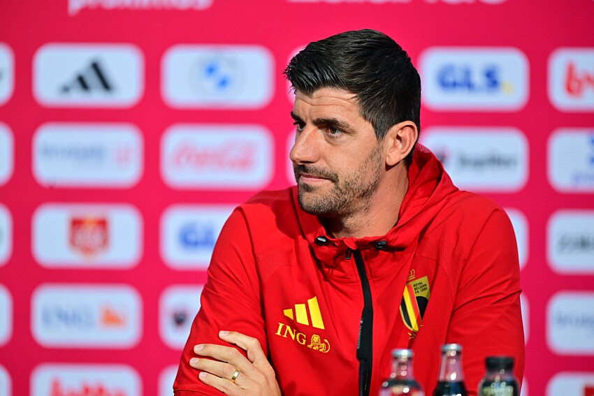Courtois pela seleção belga